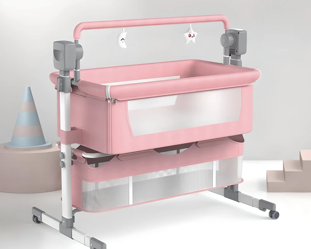 automatic rocking bassinet cradle