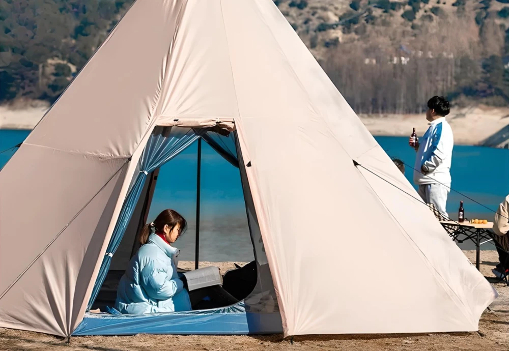 white teepee tent